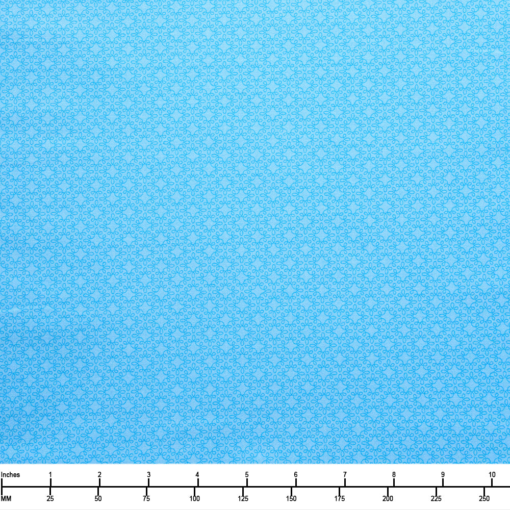 Henry Glass Modern Melody Basics 1063 71 Sky Blue - 22-inch EOB Special