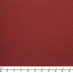 Marcus Fabrics Make it Merry Polka Dots Wine R791441 D - 32-inch EOB Special