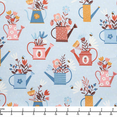 Moda Blossoms and Blooms Powder Blue 39050 19 - 32-inch EOB Special