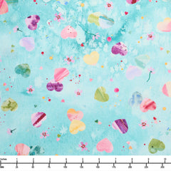 Watercolor Hearts 3-Yard Quilt Kit