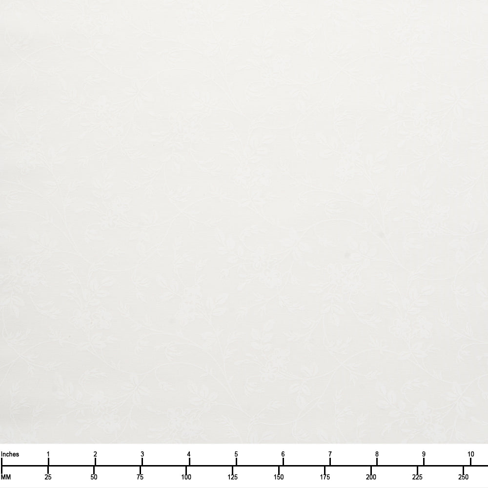 Moda Muslin Mates Med Floral White 9917 11 - 32-inch EOB Special