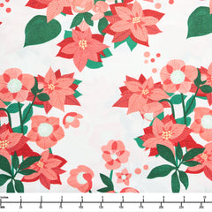 Poinsettia Charm 3-Yard Quilt Kit