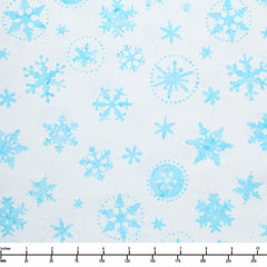 Northcott Banyan Batiks Christmas Cheer Snowfest 833461 10 Snow White - 32-inch EOB Special
