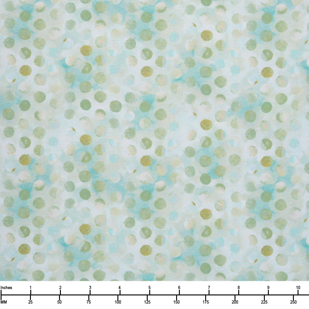 P&B Textiles Nature Story Collage Dot NSTO 5841 LBG - 28-inch EOB Special