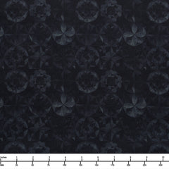 QT Fabrics Solstice Kaleidoscope Packed Circles Black 2600 31232 J - 22-inch EOB Special