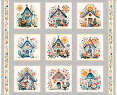 Farm Feathers Panel Quilt Kit