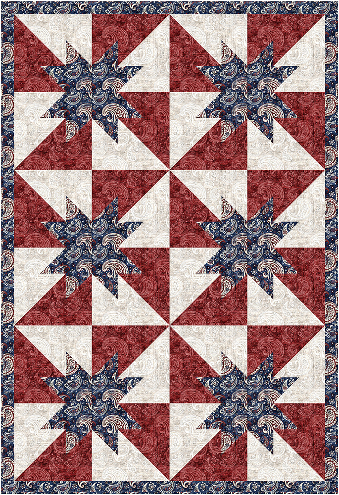 Radiant 3-Yard Quilt Pattern