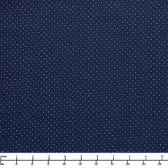 Riley Blake American Jane Pindots Navy C840 Navy - By The Yard