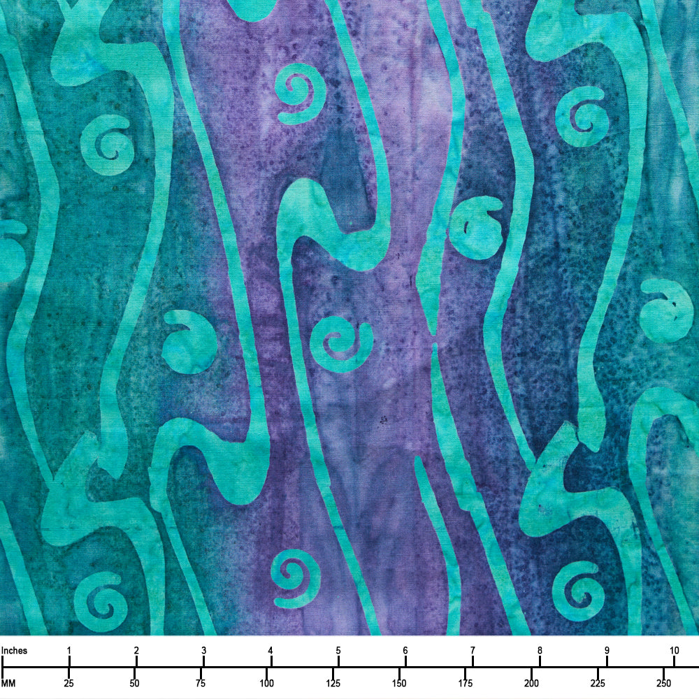 Riley Blake Batiks Bold in Bloom Blue Calm BT23515 301 - By The Yard