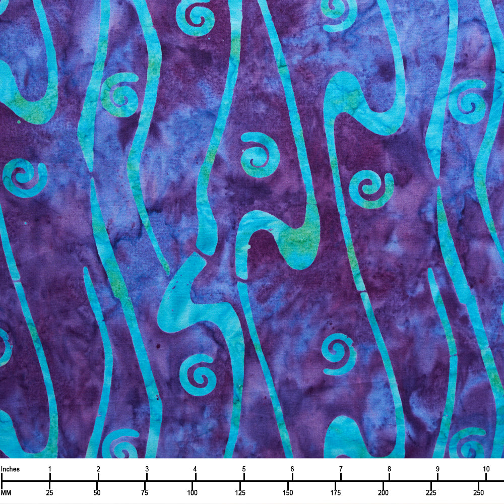 Riley Blake Batiks Bold in Bloom Purple Outburst BT23515 186 - By The Yard