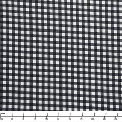 Riley Blake Charming Christmas Gingham Black C16356 Black - By The Yard