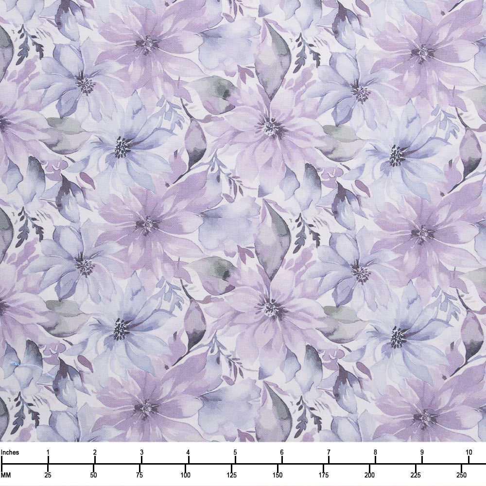 Riley Blake Daybreak on the Prairie Floral Purple CD17681 Purple - 32-inch EOB Special