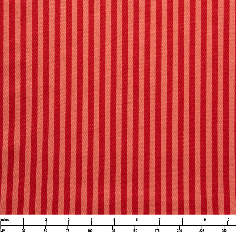Riley Blake Firecracker Stripes Red Hen C17205 Redhen - 32-inch EOB Special