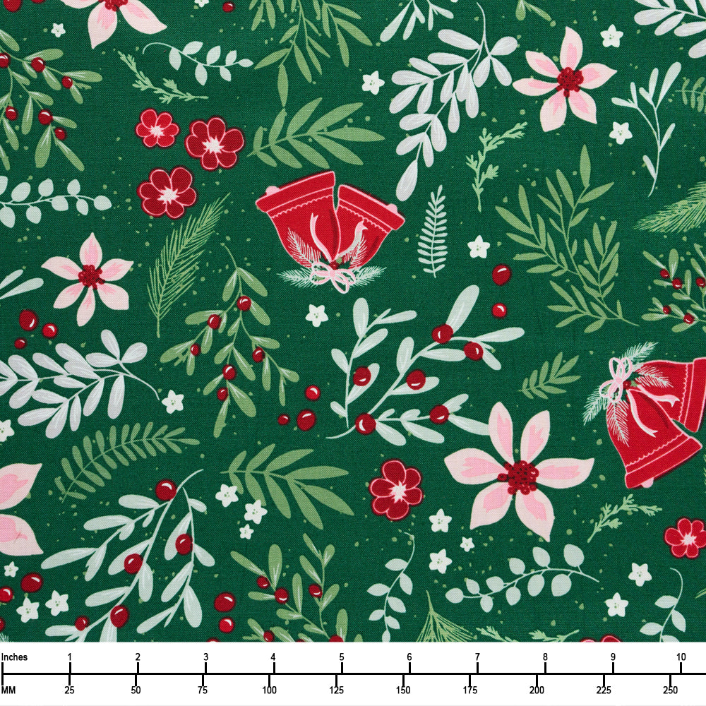 Riley Blake Mistletoe and Holly Main Forest C16400 Forest - By The Yard