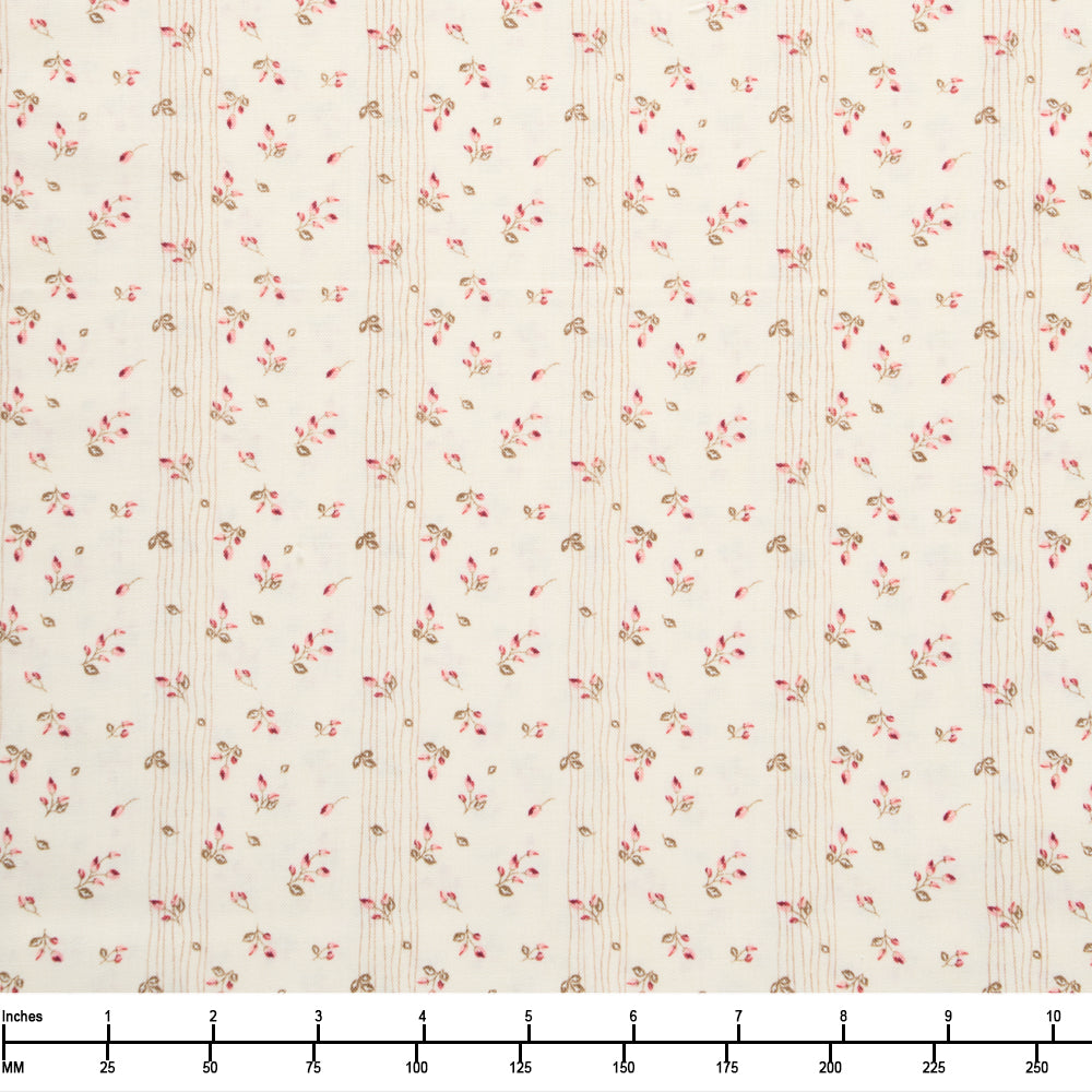 Riley Blake Renew Rosebuds Latte C17285 Latte - 32-inch EOB Special
