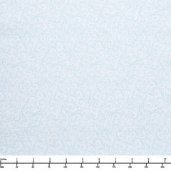 Riley Blake Winter Magic Swirls White C16366 White - By The Yard