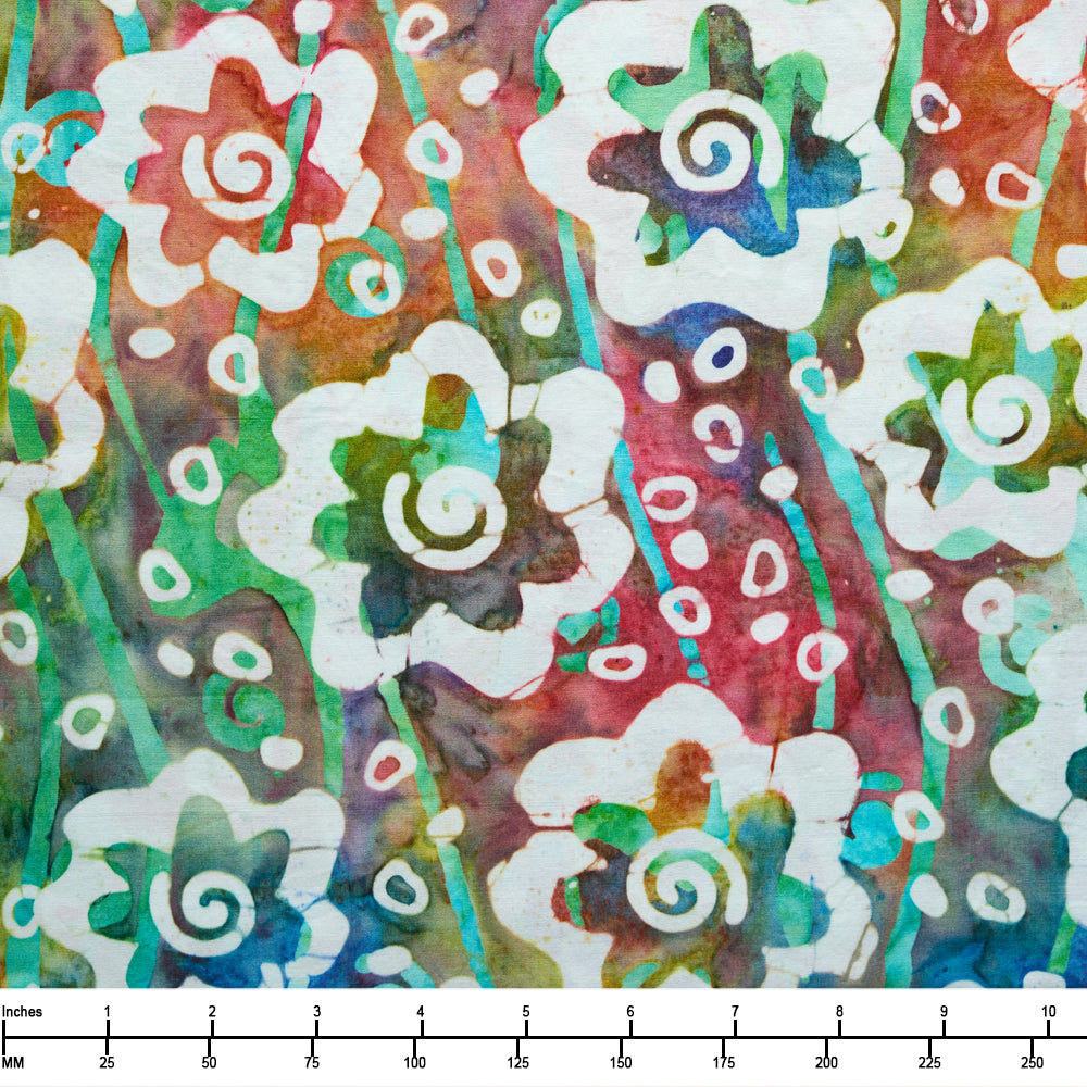 Riley Blake Batiks Bold in Bloom Brilliance BT23516 127 - 22-inch EOB Special