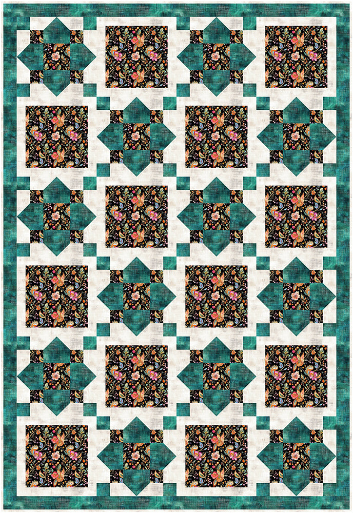 Sea Glass 3-Yard Quilt Pattern