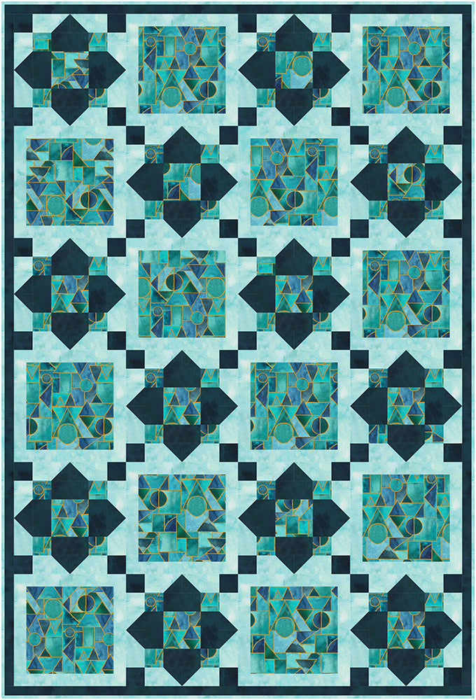 Sea Glass 3-Yard Quilt Pattern