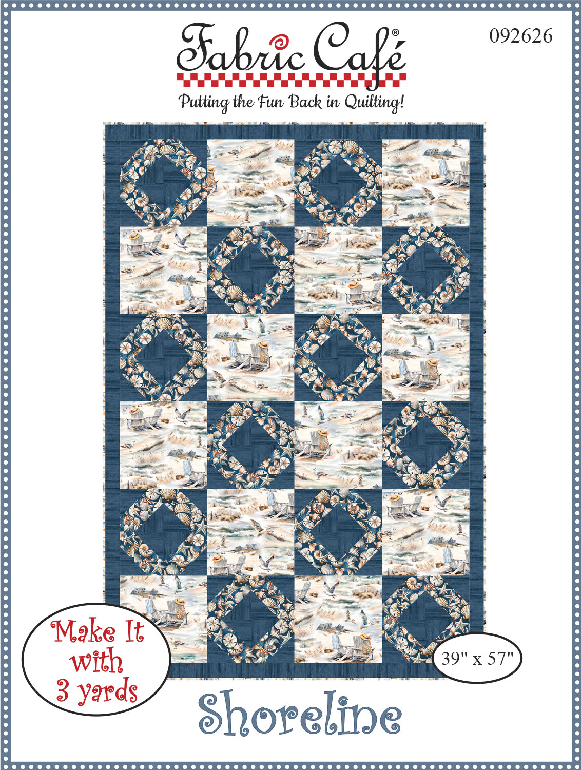 Shoreline 3-Yard Quilt Pattern
