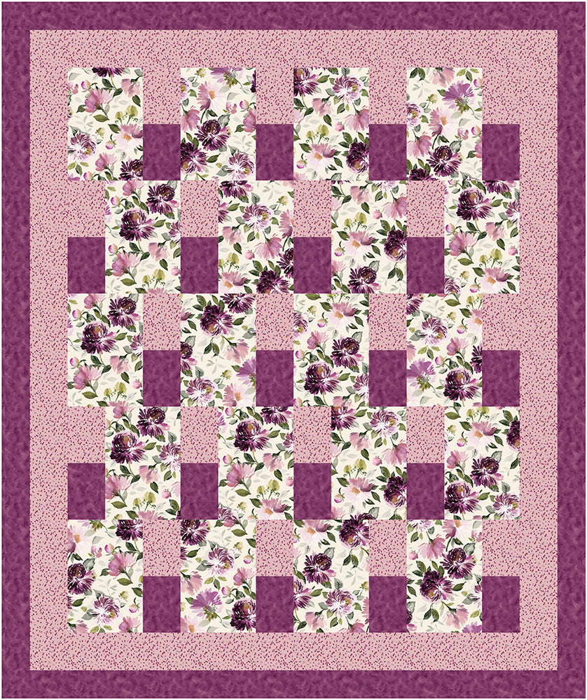 Simply Blocks 3-Yard Quilt Pattern