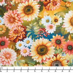 Damask Bouquet 3-Yard Quilt Kit