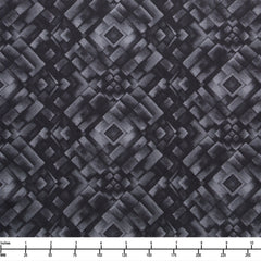 Studio E Floral Fusion Mosaic 8697 99 Black - 32-inch EOB Special