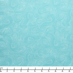 Studio E Just Color Swirl 1351 Aqua - 28-inch EOB Special