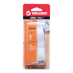 Velcro Brand Sew On Fabric Tape - White - 30in x 3/4in