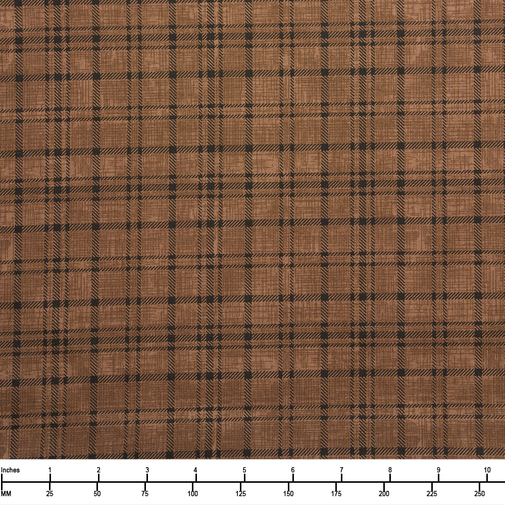 Wilmington Timberland Trails Plaid Texture Brown 3070 45609 292 - By The Yard