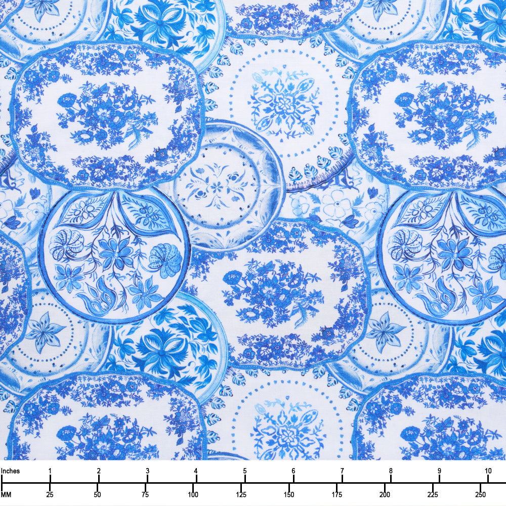 Windham China Blue Heirloom white 54934 1 - 32-inch EOB Special