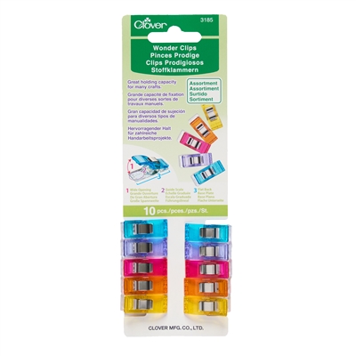 Clover Wonder Clips - 10 Count