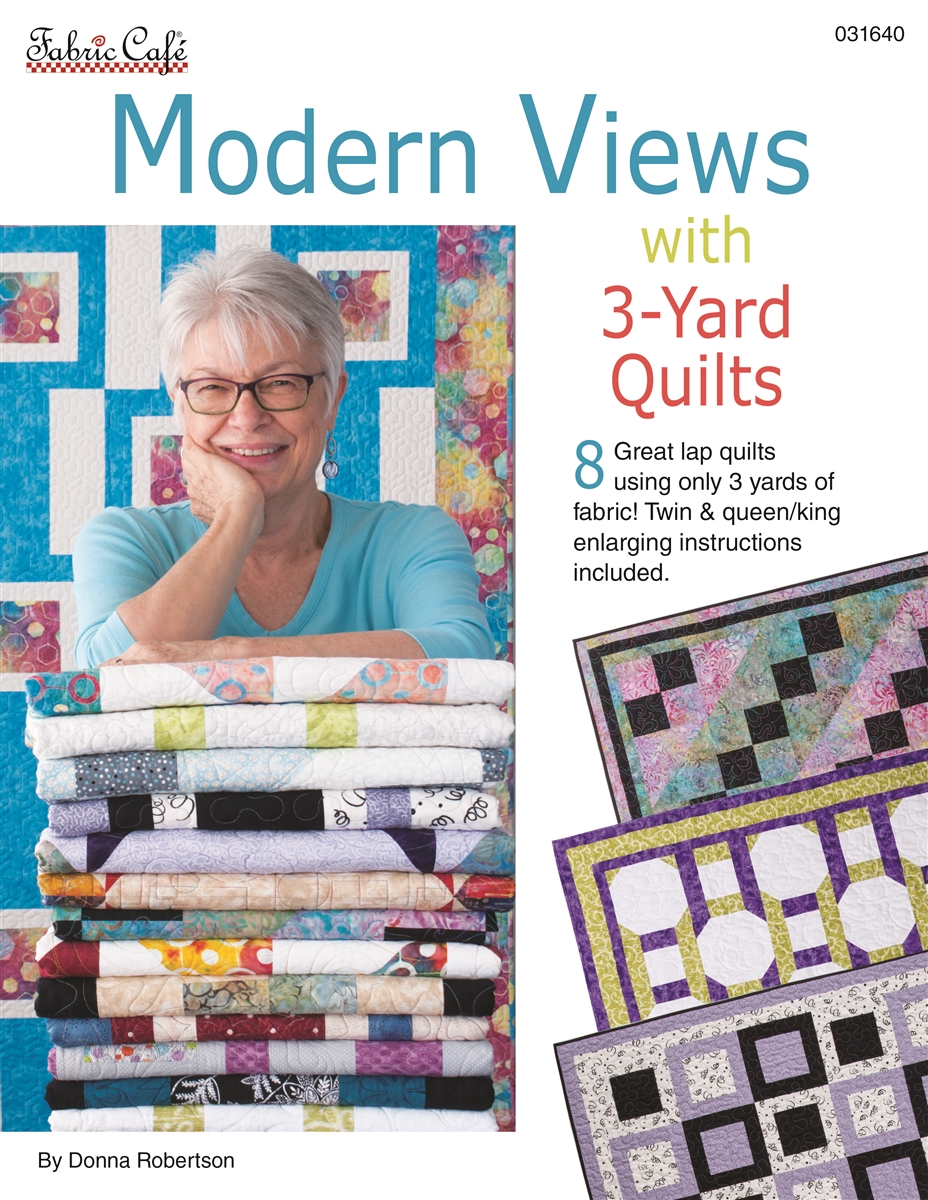 Fabric Cafe 3 Yard Quilts Pattern Book Bundle New 2021, Brown