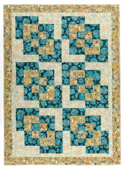 Fabric Cafe 3 Yard Quilt Patterns, TRELLIS, Donna Robertson, 092126-01