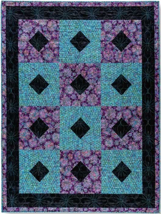 Fast & Fun 3-Yard Quilts Booklet by Fabric Cafe/Donna Robertson  897086000747 - Quilt in a Day Patterns