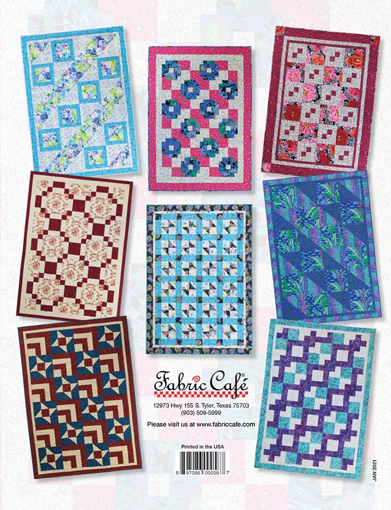 Fabric Cafe - Quilt Pattern - Pretty Darn Quick! 3-Yard Quilts