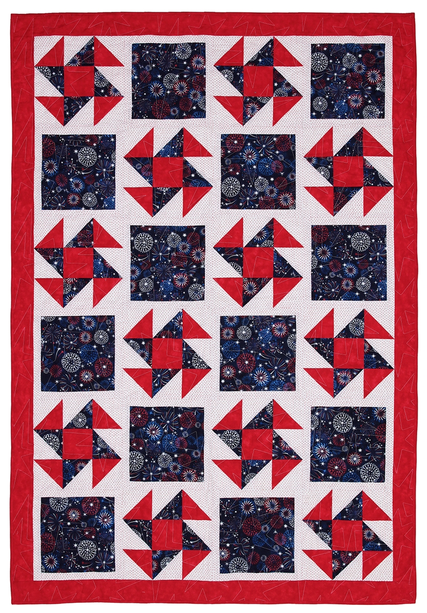 Tribute to Patriots Quilt Kit by Brenda Plaster