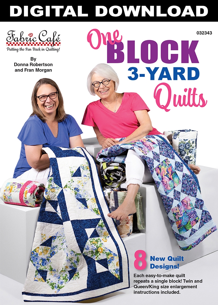 One Block 3-yard Quilt, Jewels Pattern