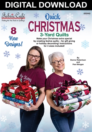 Quick Christmas 3-Yard Quilts Downloadable Book