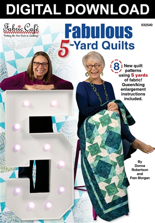 Fabulous 5-Yard Quilts Downloadable Book