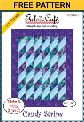 Candy Stripe - Free 3-Yard Quilt Pattern