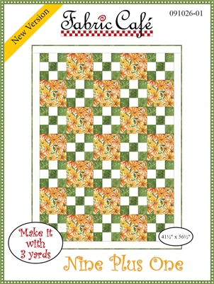 Nine Plus One - 3 Yard Quilt Pattern