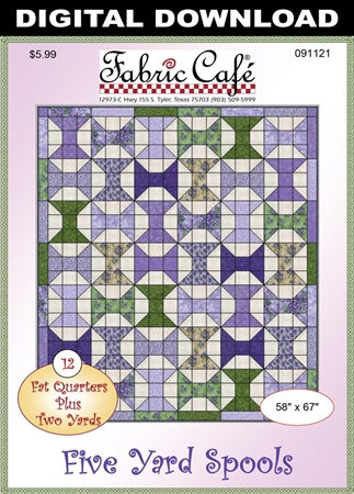 Candy Stripe Downloadable 3 Yard Quilt Pattern