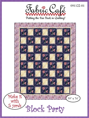 Block Party 5-Yard Quilt Pattern