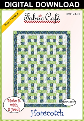 Hopscotch - Downloadable 3 Yard Quilt Pattern