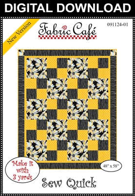 Sew Quick Downloadable 3 Yard Quilt Pattern