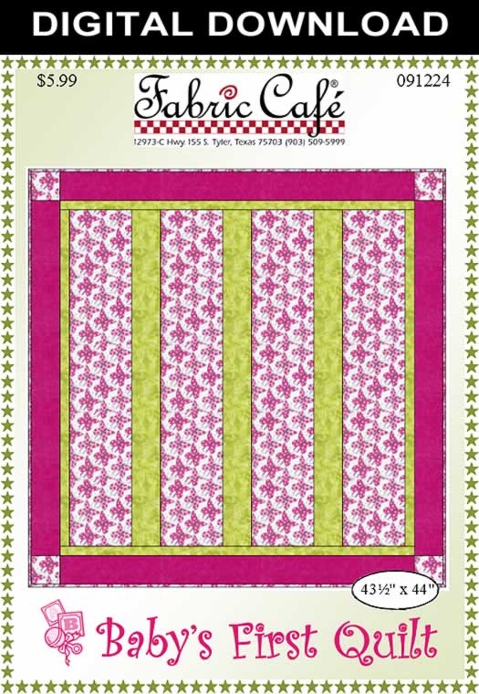 Baby s First Quilt Downloadable Pattern