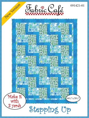 Stepping Up 3-Yard Quilt Pattern