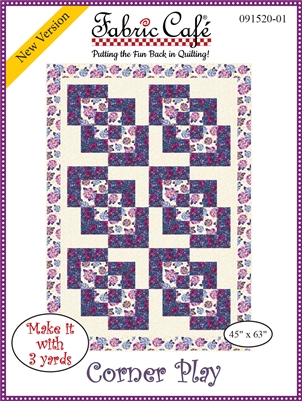 Corner Play 3 Yard Quilt Pattern