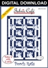 Porch Rails - Downloadable 3 Yard Quilt Pattern